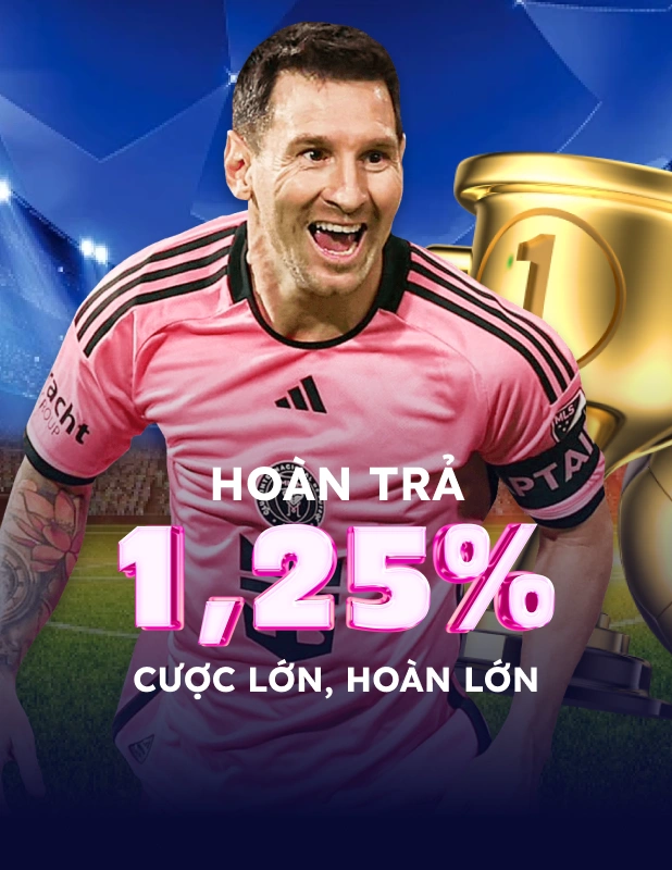 Hoàn trả 1.25%