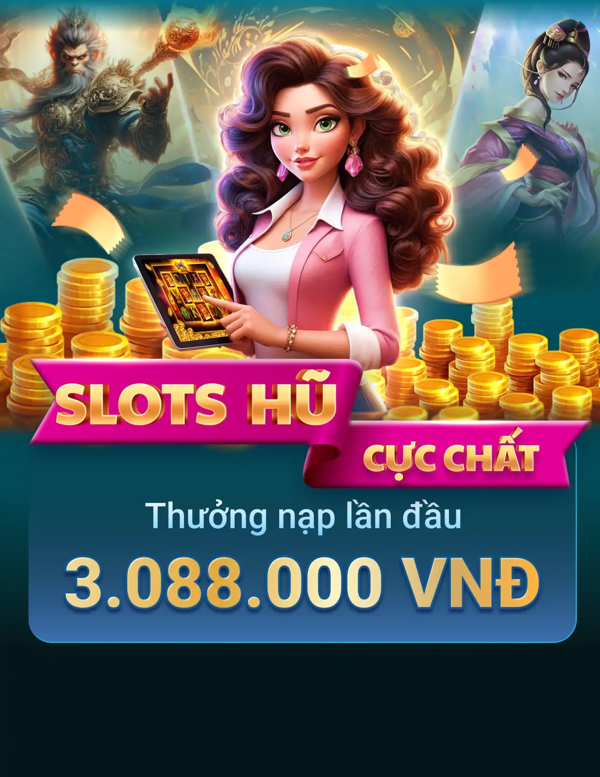 Thưởng nạp lần đầu Slots hũ