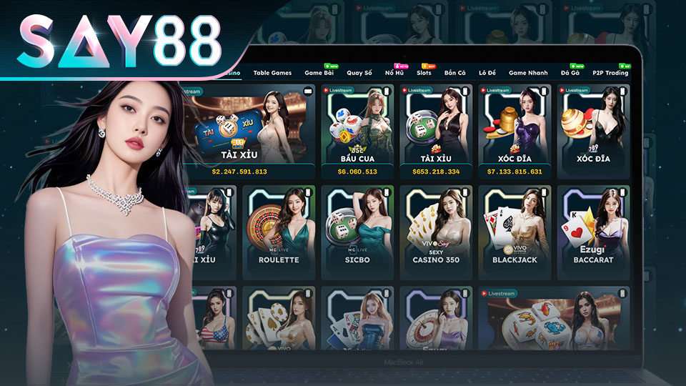 Hướng dẫn chơi casino online, săn thưởng khủng từ SAY88