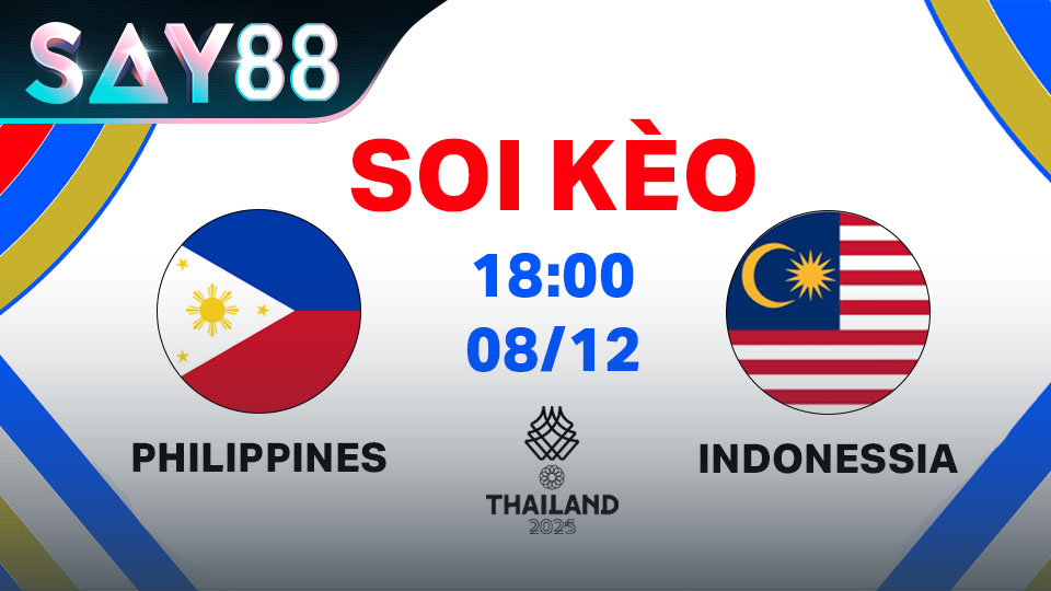 Soi Kèo Philippines Vs Indonesia 8/12 - Bảng C Sea Games 33